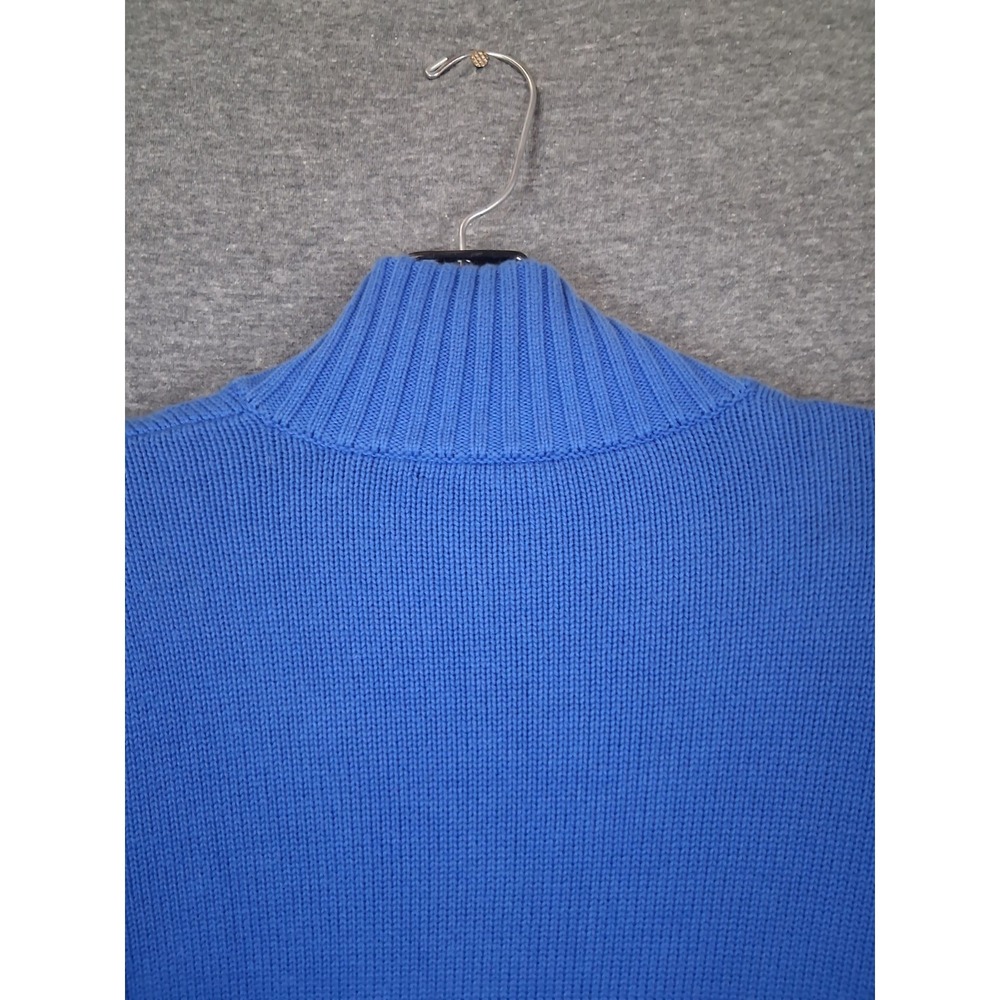 Ralph Lauren Golf Womens Jacket S Blue Full Zip Small Pony Mock Neck Black Rock - Picture 11 of 11